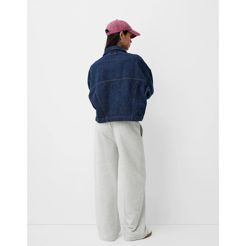 Grey Front Seam Wide Leg Trousers | Montivo Pakistan