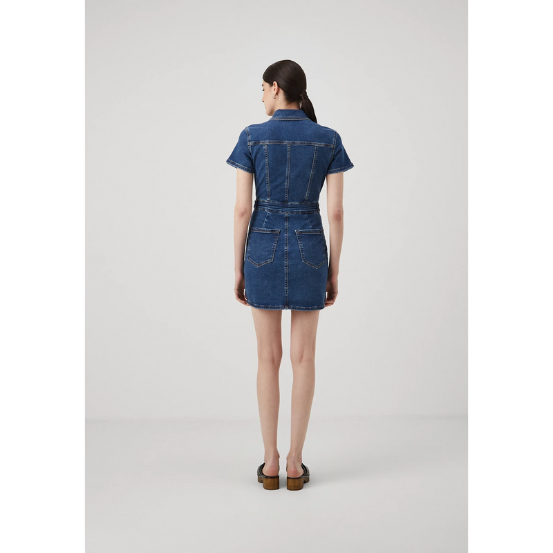 Blue Denim Mini Dress | Montivo Pakistan