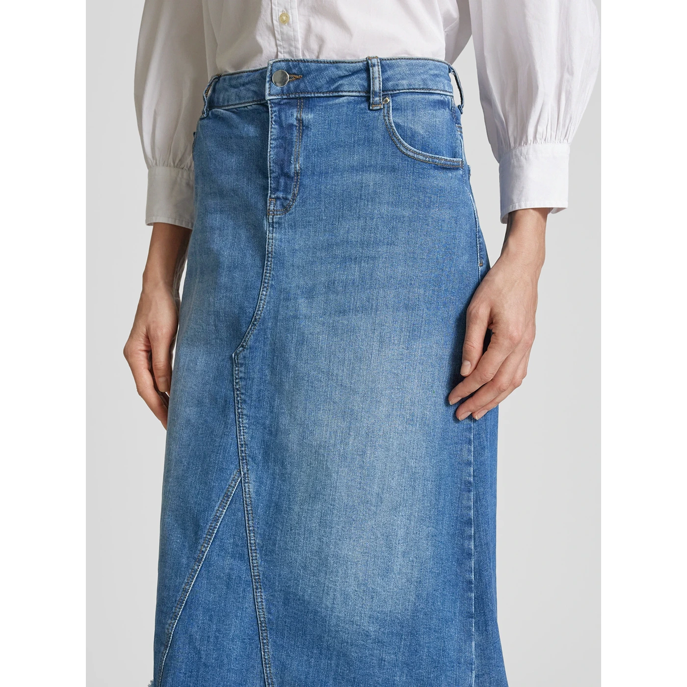 Knee Length Denim Skirt | Montivo Pakistan