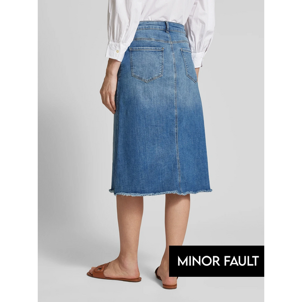 (Minor Fault) Knee Length Denim Skirt | Montivo Pakistan