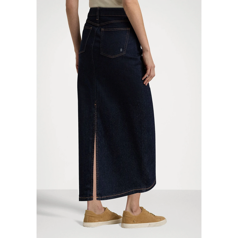 Rinse Wash Long Maxi Denim Skirt | Montivo Pakistan