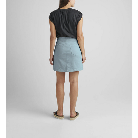 Pull-On Blue Cotton Skirt | Montivo Pakistan