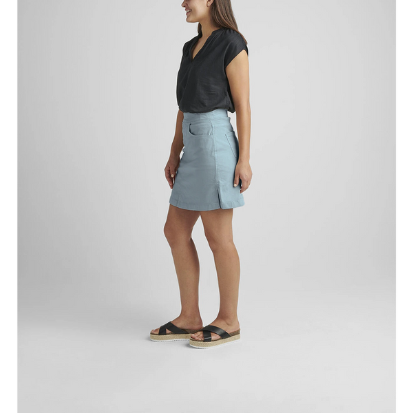 Pull-On Blue Cotton Skirt | Montivo Pakistan