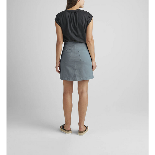 Pull-On Grey Cotton Skirt | Montivo Pakistan