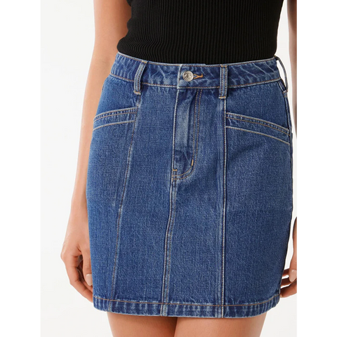 Dark Blue Mini Denim Skirt | Montivo Pakistan