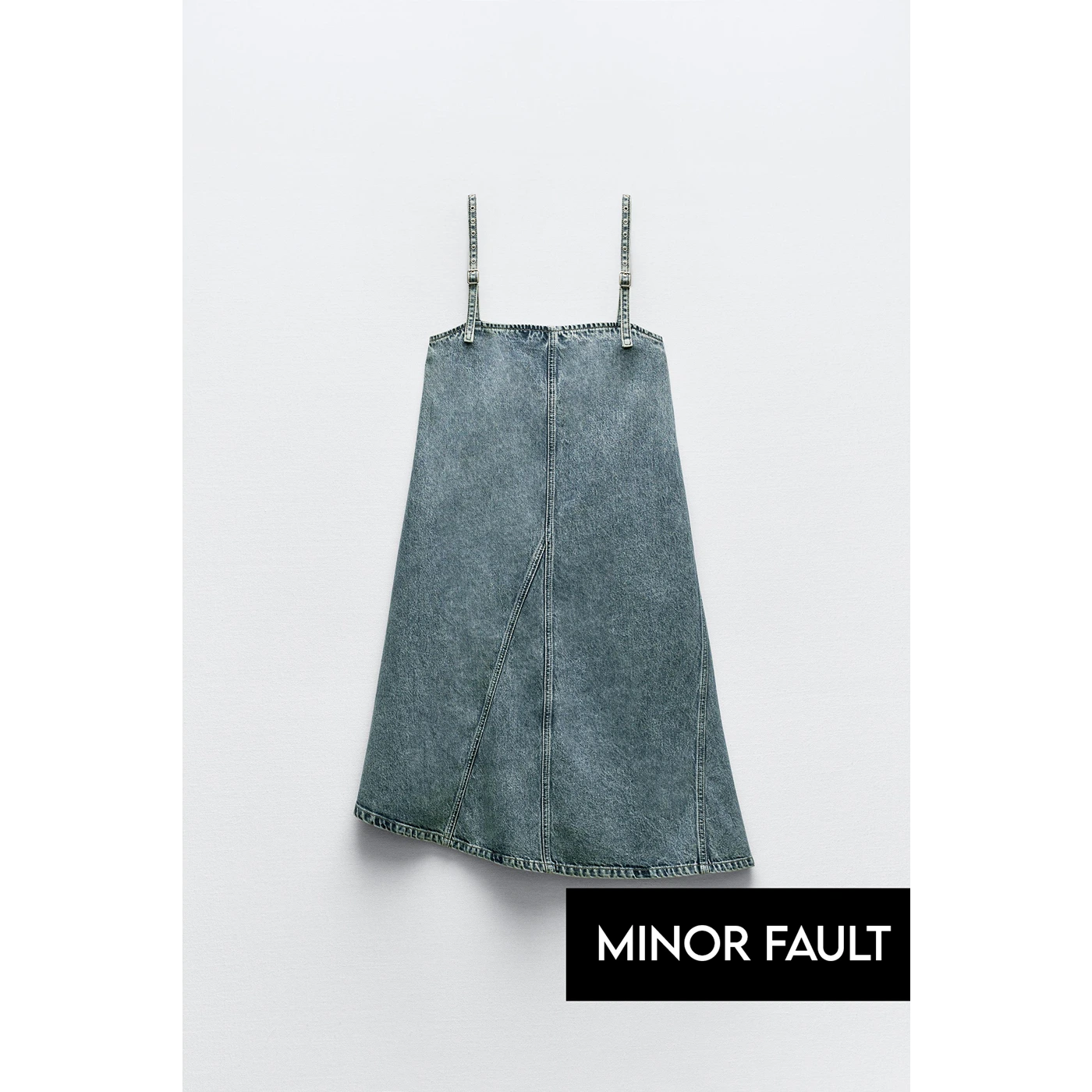 (Minor Fault) ZR Blue Denim Dress | Montivo Pakistan