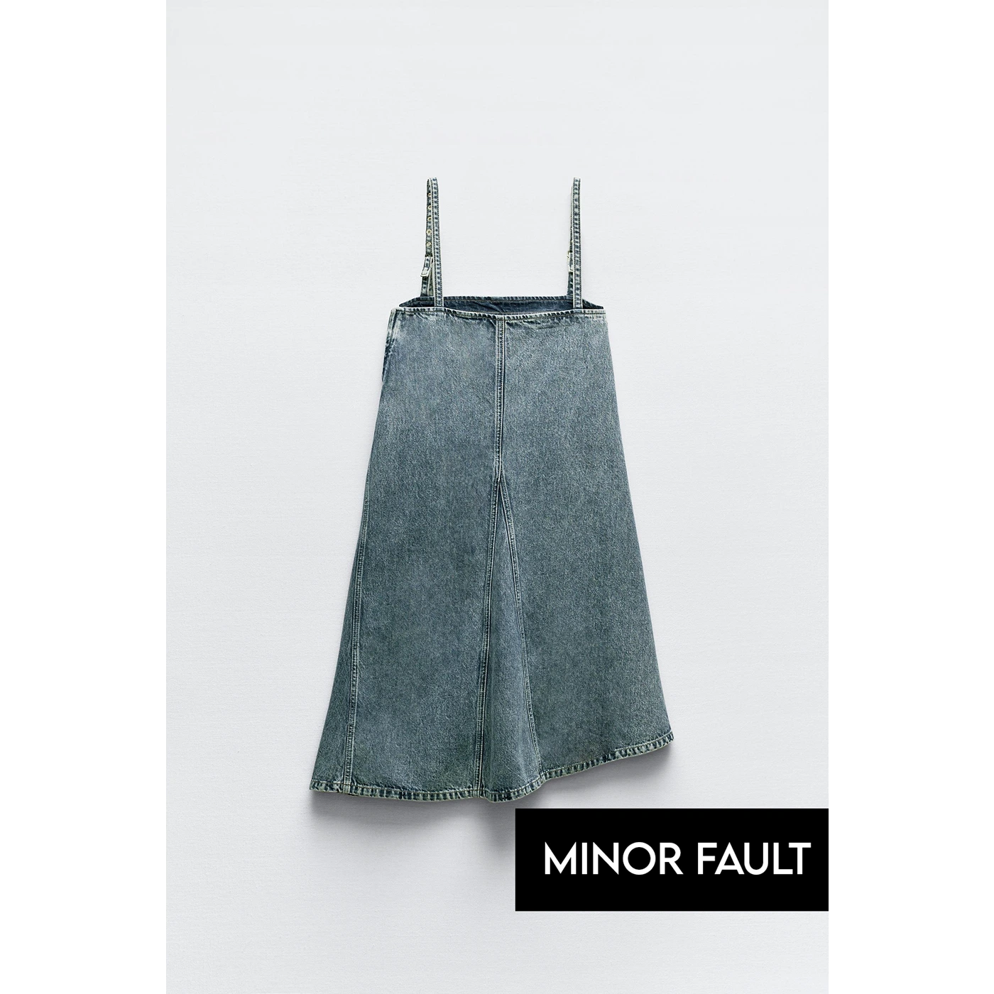 (Minor Fault) ZR Blue Denim Dress | Montivo Pakistan