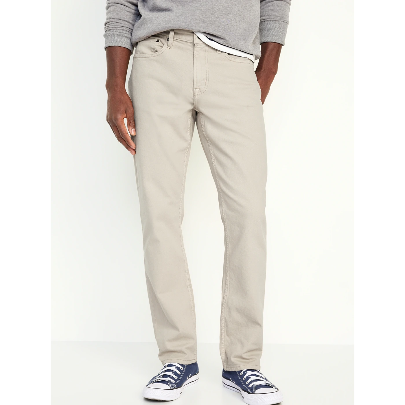 Ecru Slim Fit Flex Jeans | Montivo Pakistan