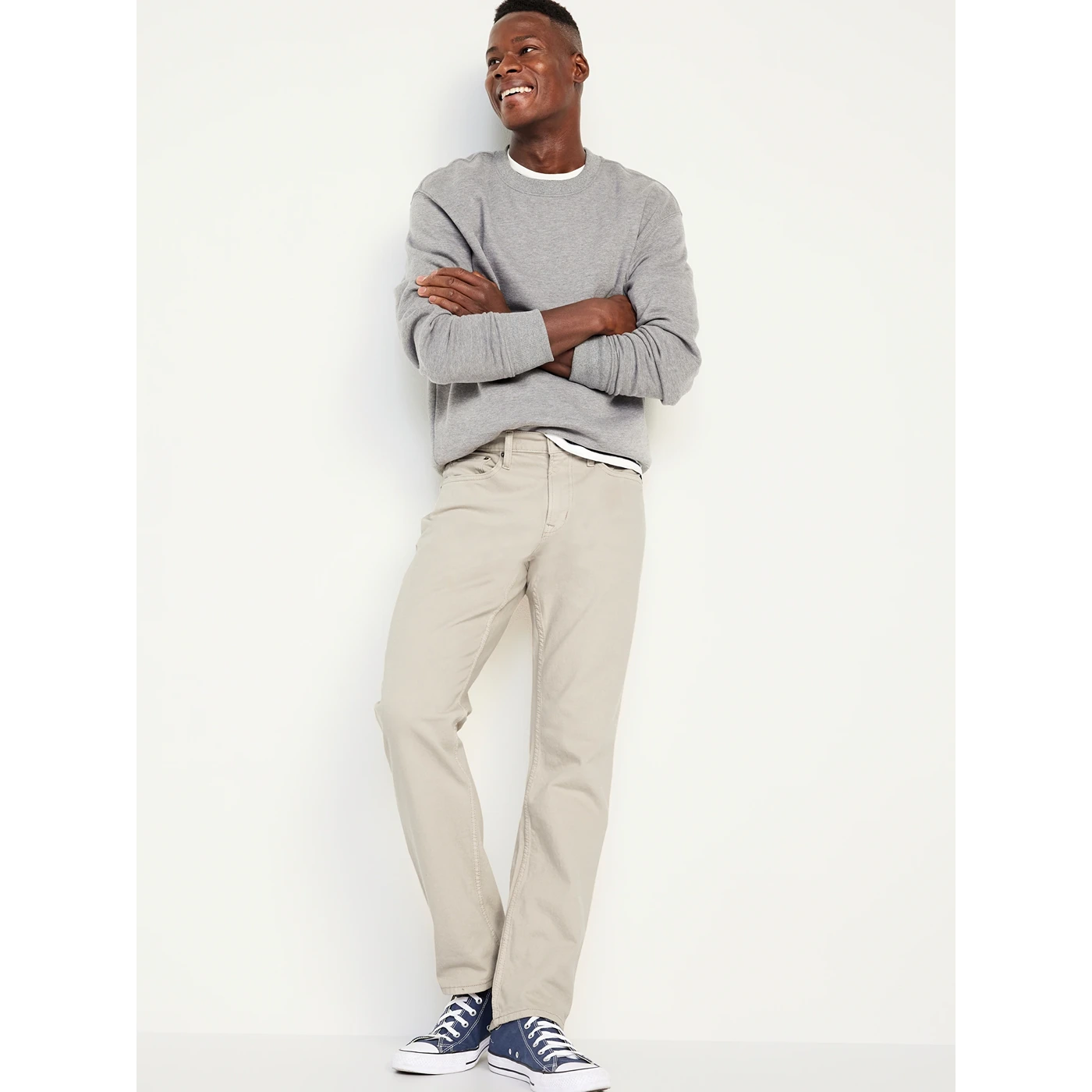 Ecru Slim Fit Flex Jeans | Montivo Pakistan