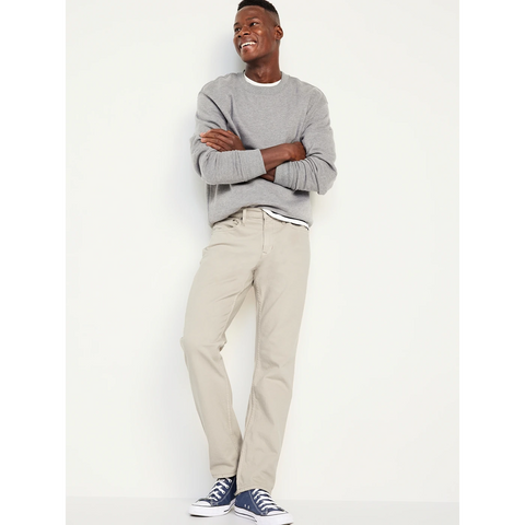 Ecru Slim Fit Flex Jeans | Montivo Pakistan