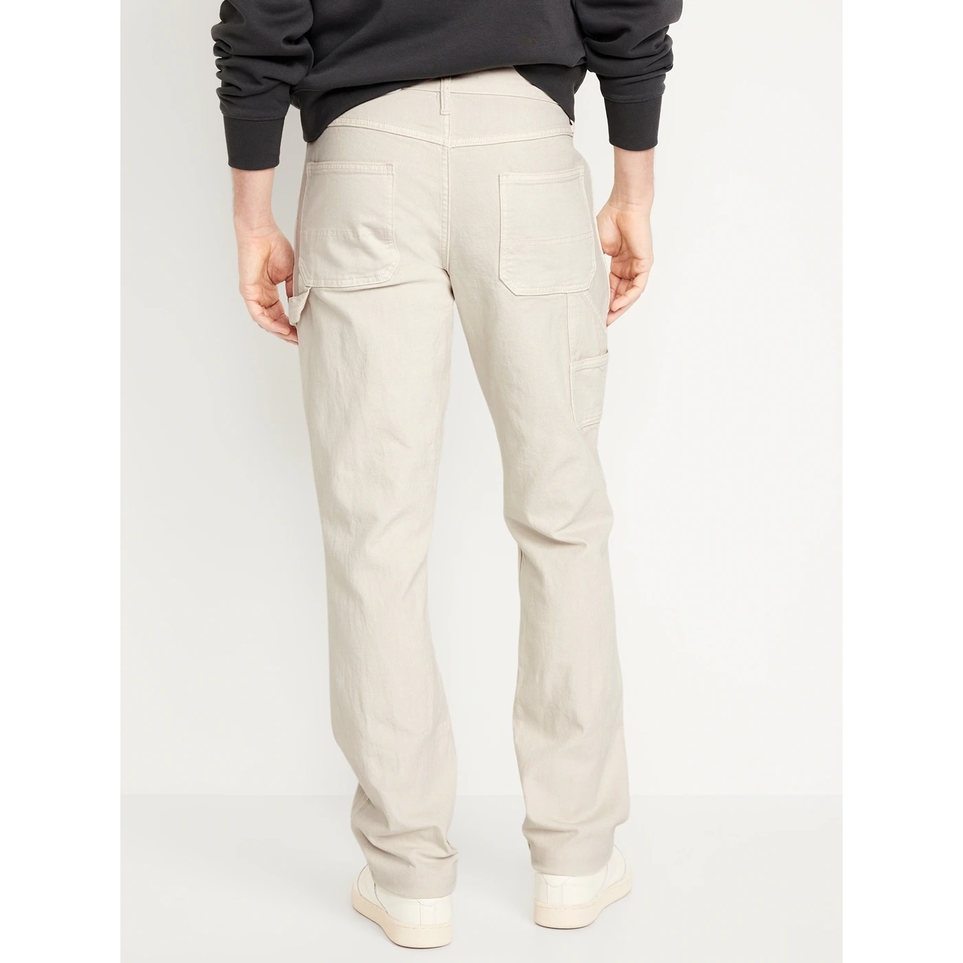 Ecru Straight Carpenter Fit Jeans | Montivo Pakistan