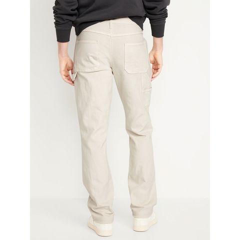 Ecru Straight Carpenter Fit Jeans | Montivo Pakistan