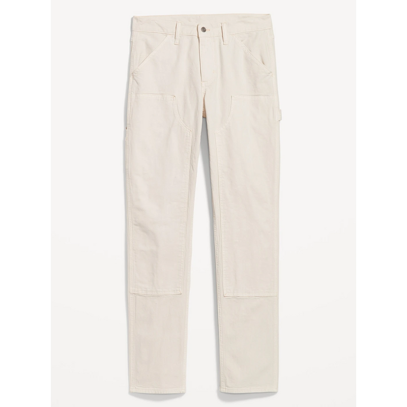 Ecru Straight Carpenter Fit Jeans | Montivo Pakistan