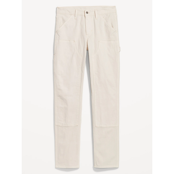 Ecru Straight Carpenter Fit Jeans | Montivo Pakistan