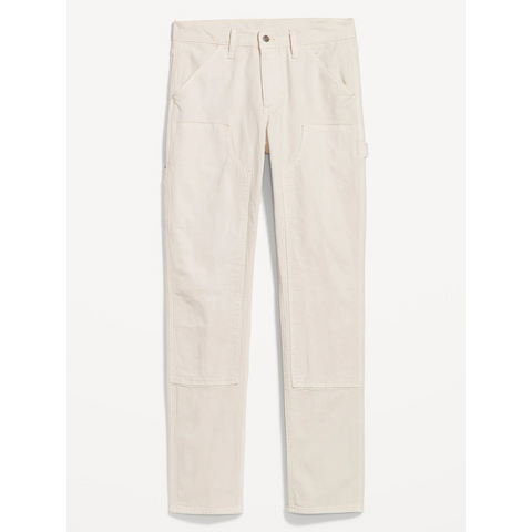 Ecru Straight Carpenter Fit Jeans | Montivo Pakistan