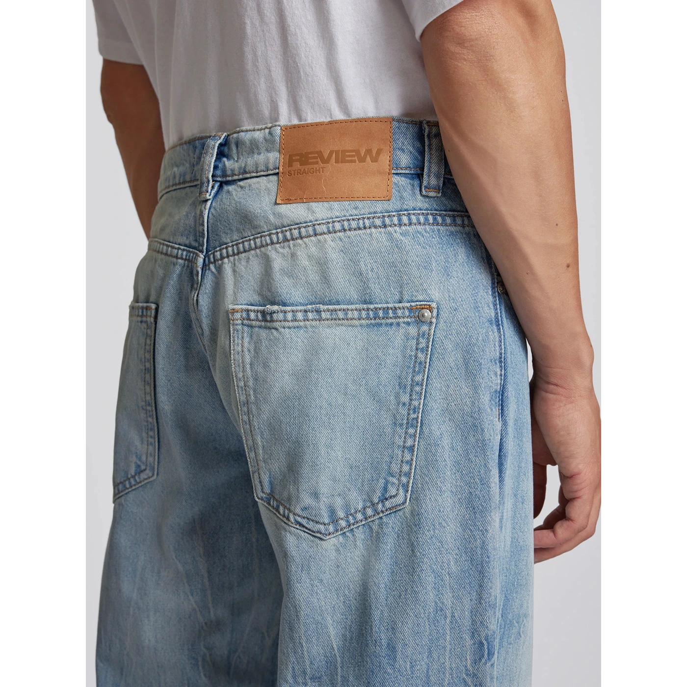 Light Blue Baggy Fit Jeans | Montivo Pakistan