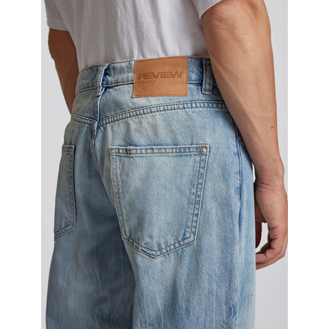 Light Blue Baggy Fit Jeans | Montivo Pakistan