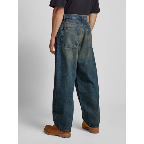 Vintage Blue Baggy Fit Jeans | Montivo Pakistan