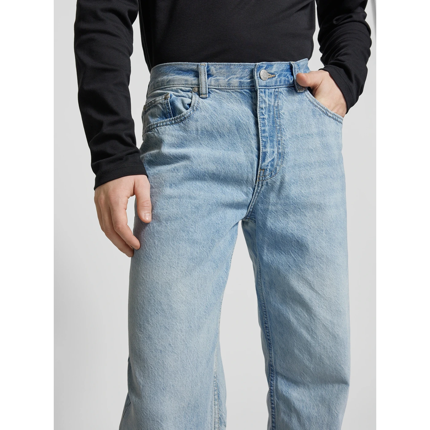 Light Blue Baggy Fit Jeans | Montivo Pakistan