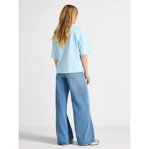 Light Blue Extra Wide Leg Jeans | Montivo Pakistan