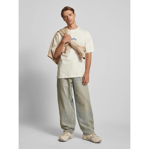 Dirty Light Blue Skater Baggy Jeans | Montivo Pakistan
