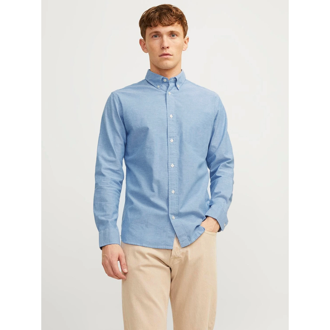 Bright Blue Slim Fit Shirt | Montivo Pakistan