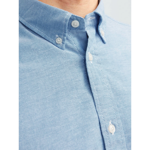 Bright Blue Slim Fit Shirt | Montivo Pakistan