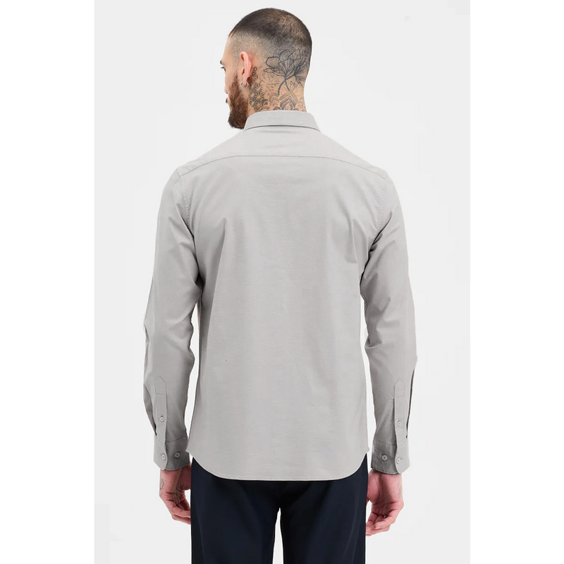 Light Grey Slim Fit Shirt | Montivo Pakistan