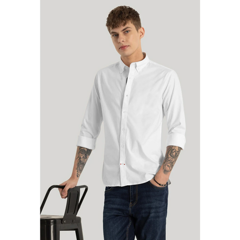 White Slim Fit Shirt | Montivo Pakistan