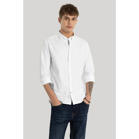 White Slim Fit Shirt | Montivo Pakistan