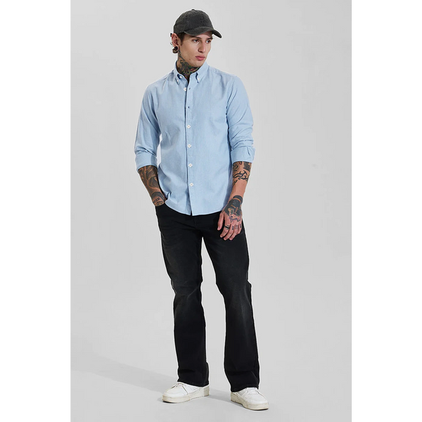 Light Blue Slim Fit Shirt | Montivo Pakistan