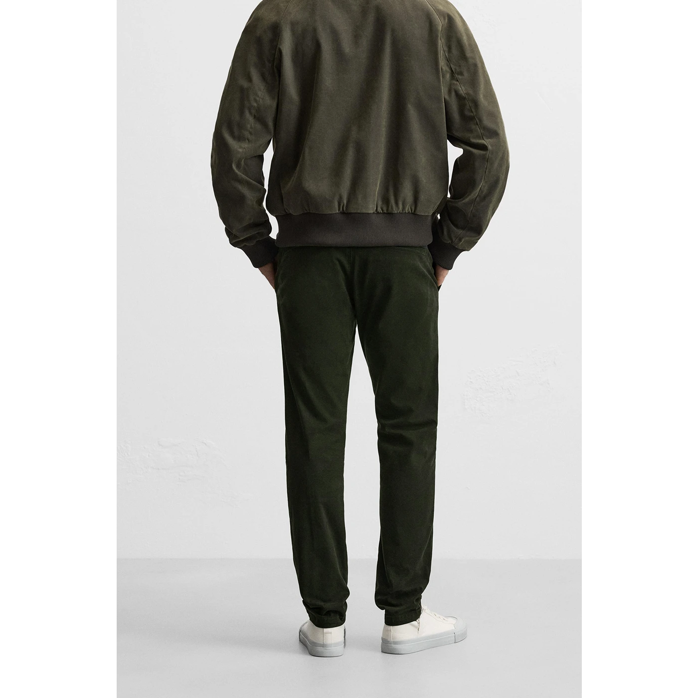 Bottle Green Slim Fit Chinos | Montivo Pakistan