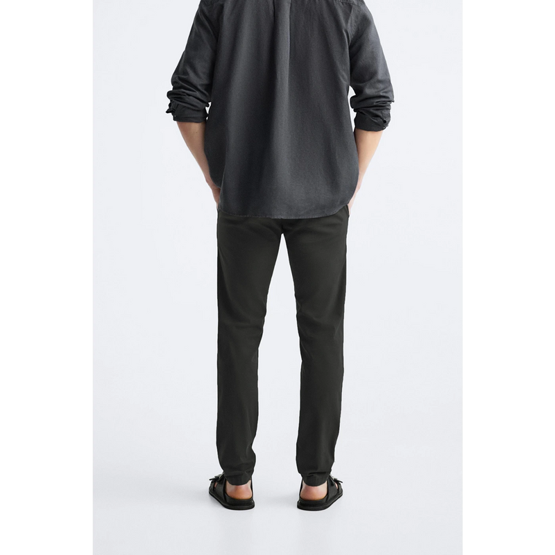 Dark Grey Slim Fit Chinos | Montivo Pakistan