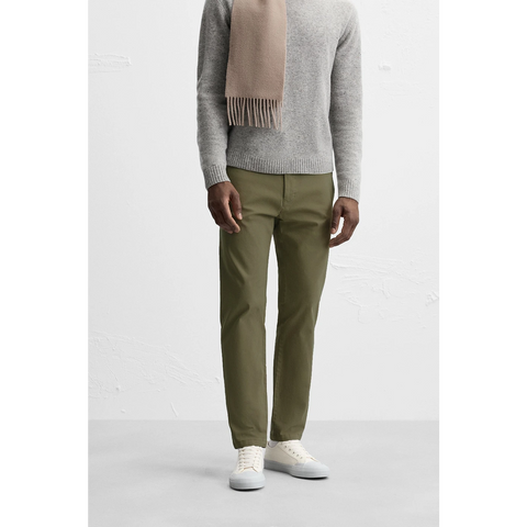 Olive Green Slim Fit Chinos | Montivo Pakistan