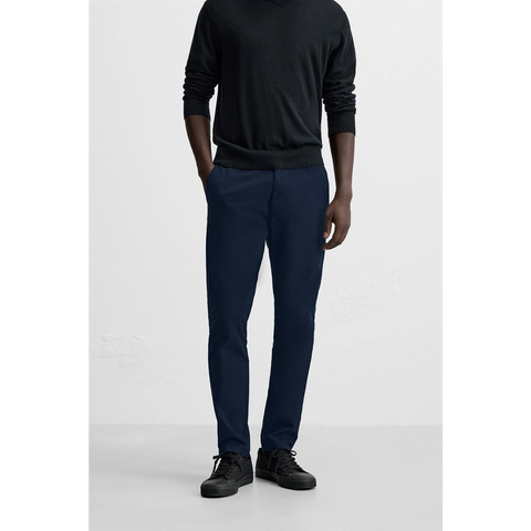 Royal Blue Slim Fit Chinos | Montivo Pakistan