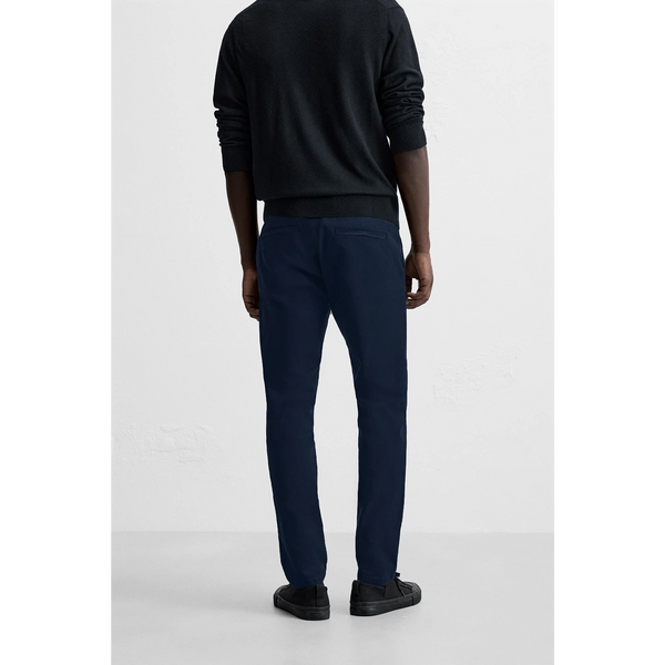 Royal Blue Slim Fit Chinos | Montivo Pakistan
