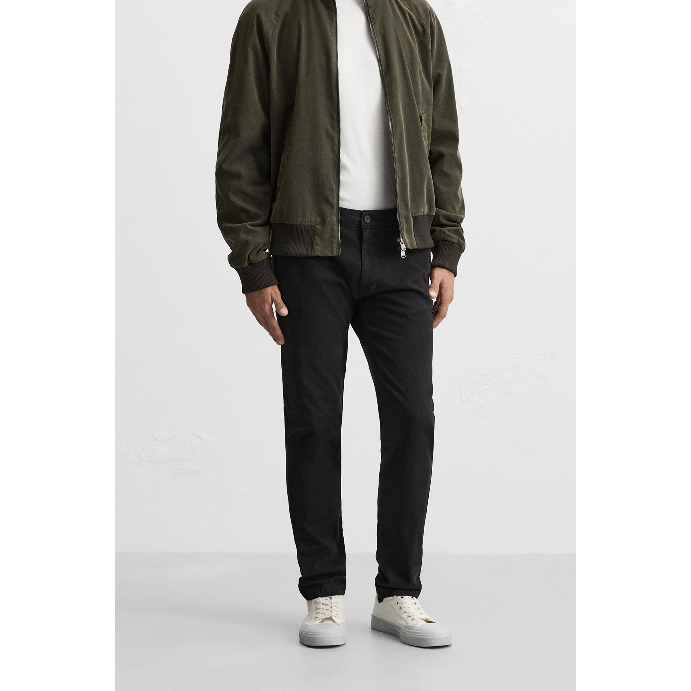 Black Slim Fit Chinos | Montivo Pakistan