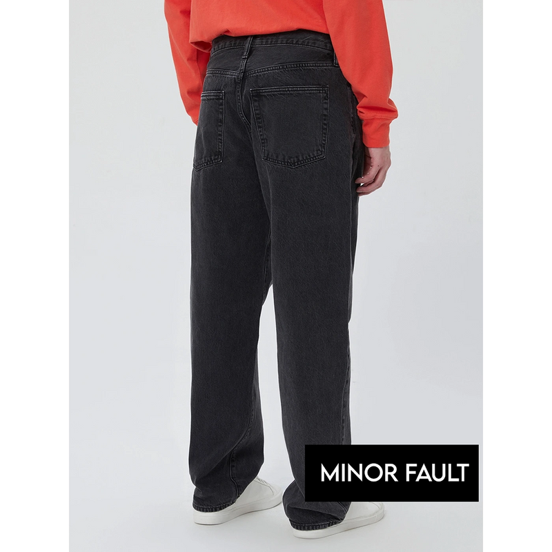 (Minor Fault) Black Loose Baggy Fit Jeans | Montivo Pakistan