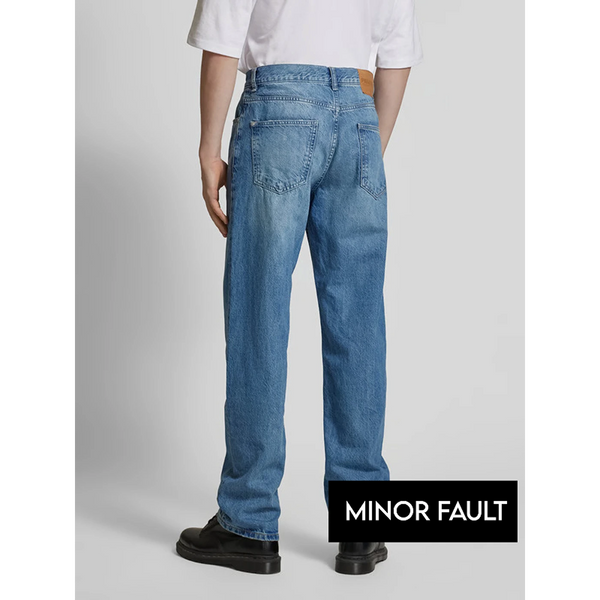 (Minor Fault) Mid Blue Baggy Fit Jeans | Montivo Pakistan