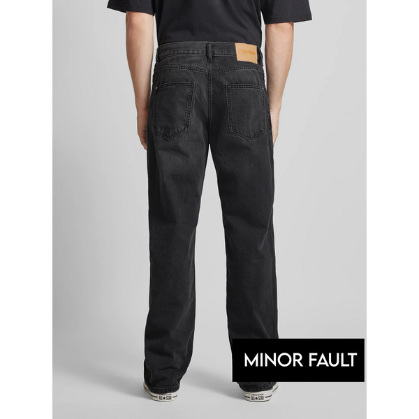 (Minor Fault) Charcoal Grey Baggy Fit Jeans | Montivo Pakistan
