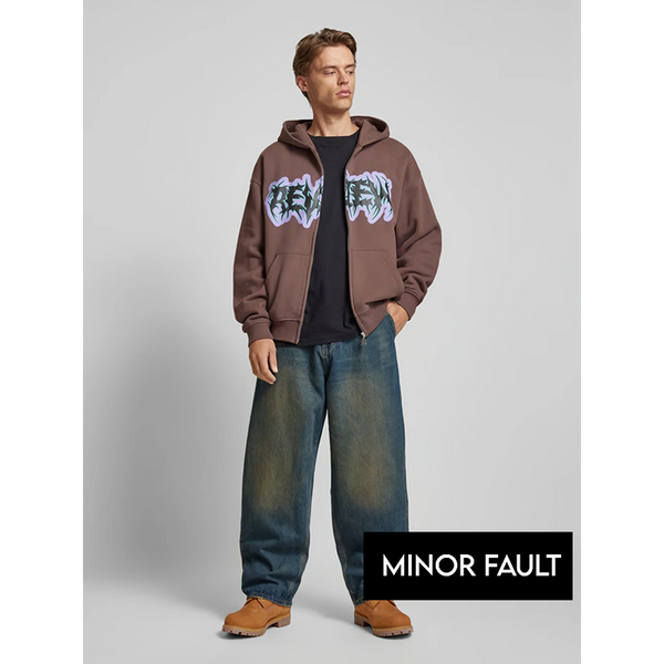 (Minor Fault) Vintage Blue Baggy Fit Jeans | Montivo Pakistan