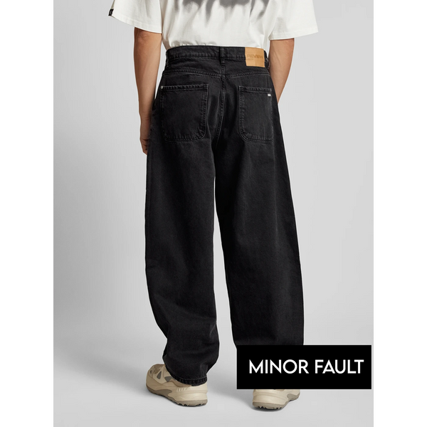 (Minor Fault) Black Baggy Fit Skater Jeans | Montivo Pakistan