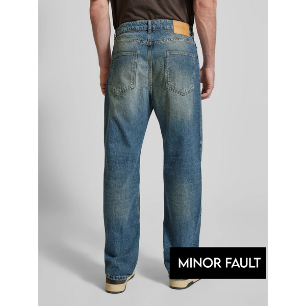 (Minor Fault) Baggy Dark Blue Vitange Jeans | Montivo Pakistan