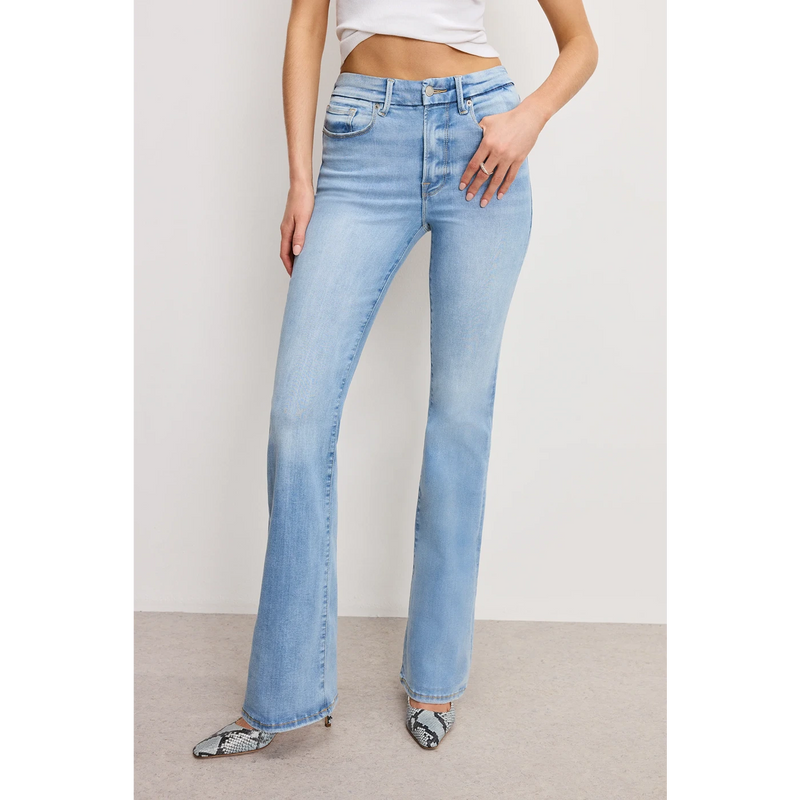 Light Blue Classic Boot-Cut Jeans | Montivo Pakistan