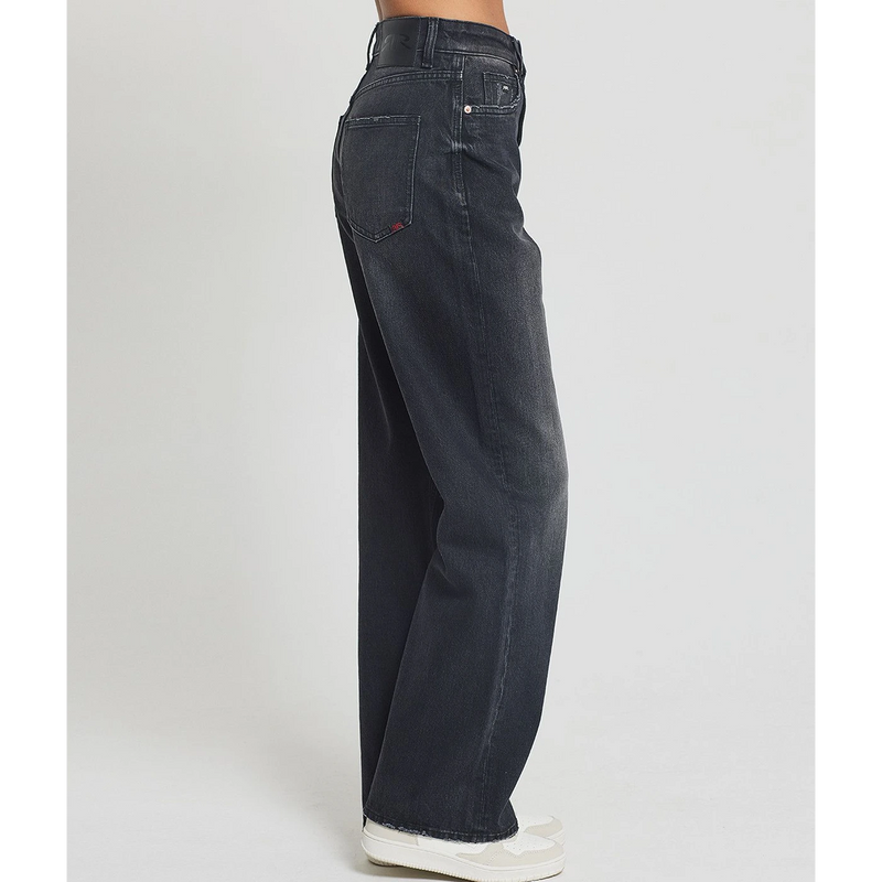 Charcoal Wide Leg Baggy Jeans | Montivo Pakistan