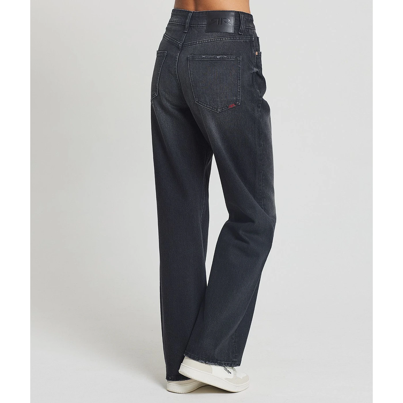 Charcoal Wide Leg Baggy Jeans | Montivo Pakistan