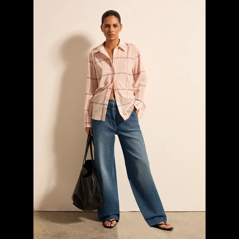 Vitange Blue Wide Leg Jeans | Montivo Pakistan
