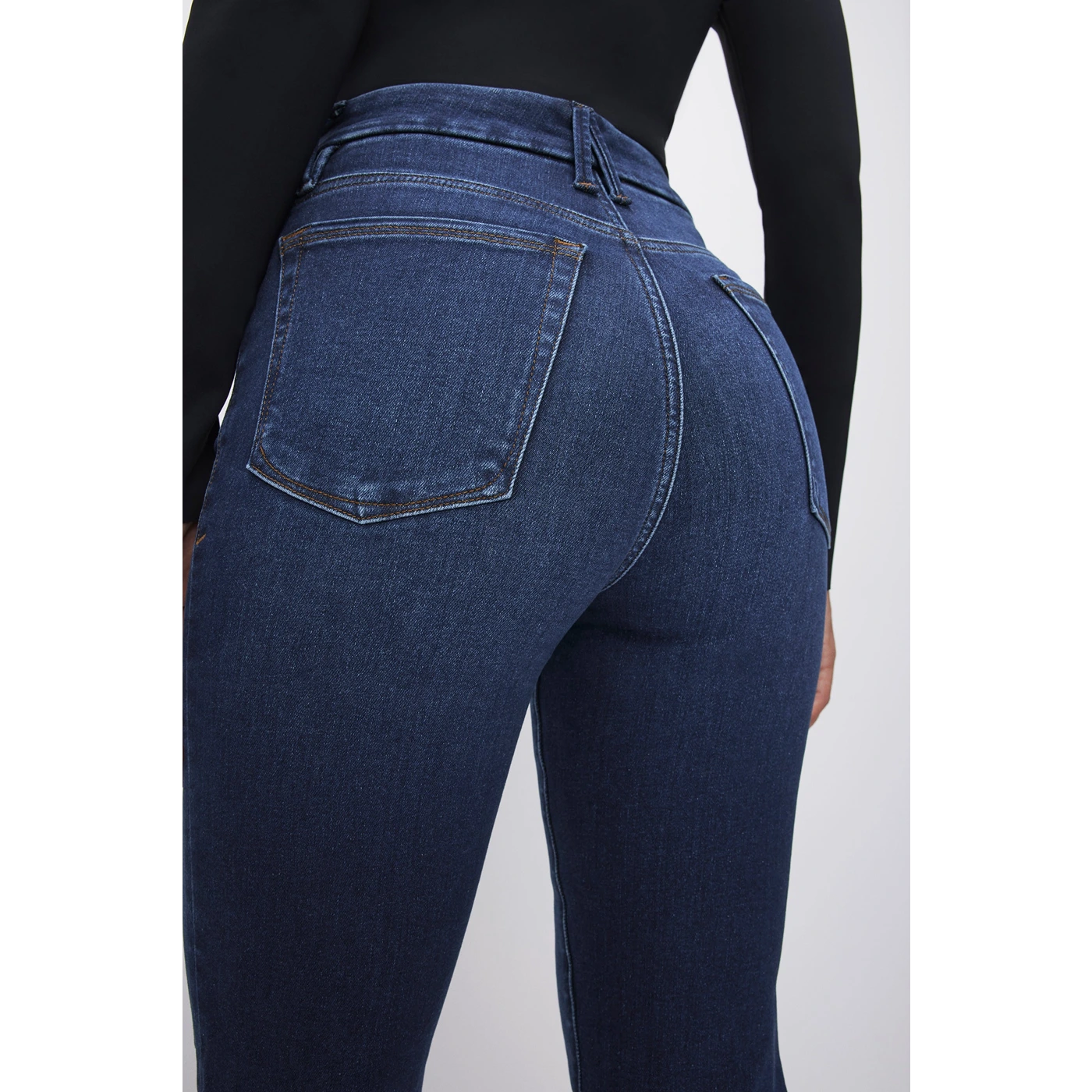 Dark Blue High Rise Flare Jeans | Montivo Pakistan