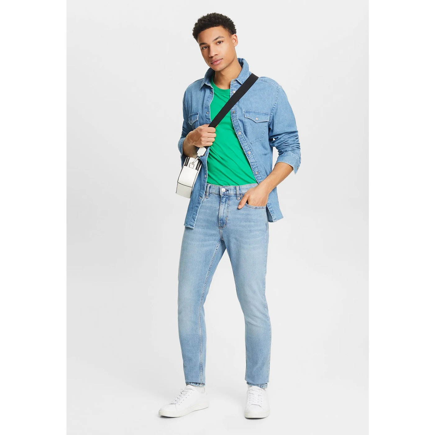 ESP Light Blue Slim Fit Jeans | Montivo Pakistan