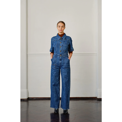 Blue Denim Jumpsuit | Montivo Pakistan